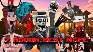 !TOP 7! 💥HORROR ADDON FOR BEDROCK/MCPE💥 SILHOUETTE,💥THE BATH (LINK 🖇️ IN DESCRIPTION)