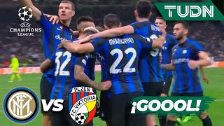 ¡GRAN GOL! Edin Dzeko la empuja | Inter 2-0 Viktoria Plzn | UEFA Champions League 22/23J5 | TUDN