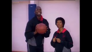 Michael Jordan's Mom teaches him how to shoot & dunk