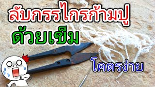 วิธีลับกรรไกรก้ามปูให้คมภายใน 2 นาที/How to sharpen your claw scissors in 2 minutes