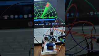 ultrasonic radar system using arduino #diy