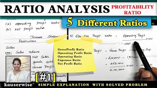 Ratio Analysis | Profitability Ratios | GP | NP | Operating Profit | Expenses | By Kauserwise