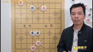 双方都只有2个子 公园大爷说和棋了 能走出这一步 黑棋就无子可动