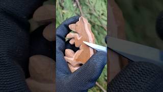 Carving a Fox Pendant out of Wood | a Whittling Wood Project