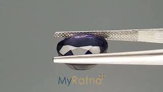 Certified Natural Iolite Gemstone | MyRatna | 6.29 Carat | ILT-18044