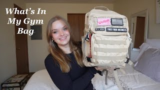 What’s In My GYM BAG - Gym Essentials - What fits in my Wolfpak Backpack