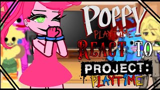 poppy playtime react to Project  Playtime GACHA//Project Playtime zero budget