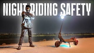 Electric Scooter Night Riding Guide: Essential Safety Tips & Gear!