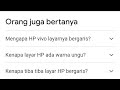 Cara Menghilangkan Garis Ungu di Layar Hp Vivo