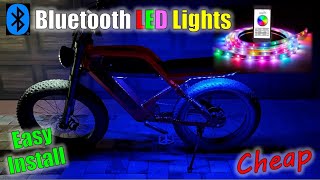 add Bluetooth LED Lights to your E-bike
