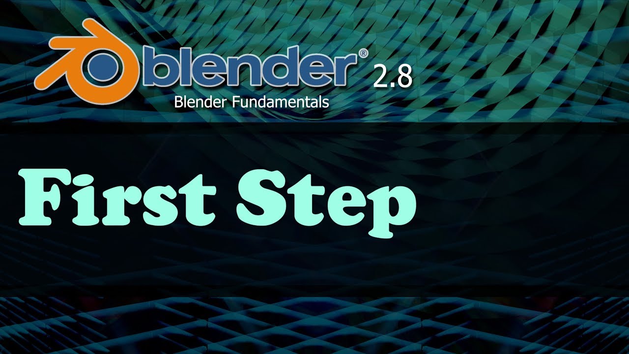 First Step - Blender 2.8 Fundamental ภาษาไทย - YouTube