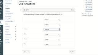 Canvas Tutorial ~ Quizzes Preview
