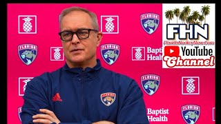 Paul Maurice, Florida Panthers Practice, Head Out on West Coast Trip