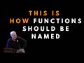 How to name functions -  Uncle Bob