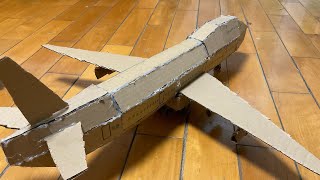How to make a Boeing 747 with cardboard