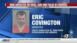 Logan Co. man arrested on drug, gun and false ID charges