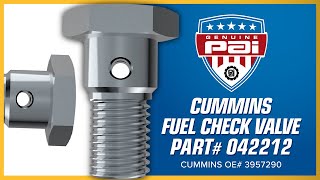 Fuel Check Valve (PAI# 042212 / OEM# 3957290)