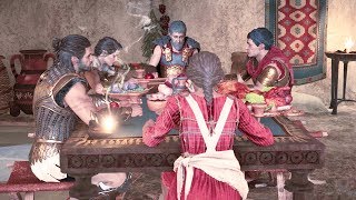 Assassins Creed Odyssey All 9 Dinner Endings (Alexios)