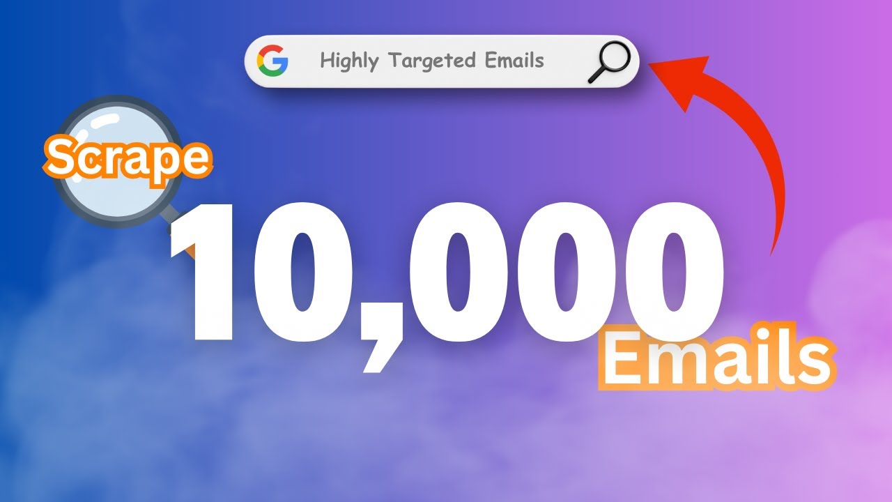 рџ How To Scrape Thousands Of Targeted Emails From Google Email