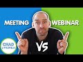 What Is The Difference Between A Zoom Meeting And A Webinar?