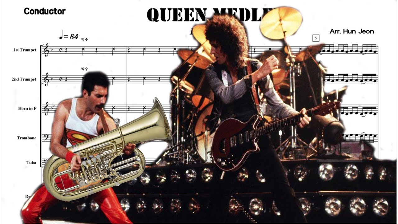 Queen Medley Brass Quintet Arrangement Youtube