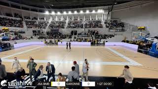 Live propulsé par l'application Swish Live JSA BMB VS GARONNE