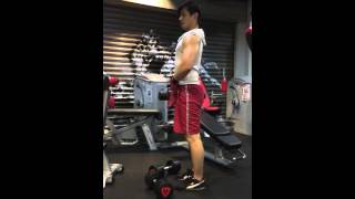 啞鈴直腿硬舉 Dumbbell Straight leg Deadlifts