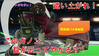 [スマブラSP・野良・参加型フレ戦] 　ガノンとかでオンライン！初見さん大歓迎！