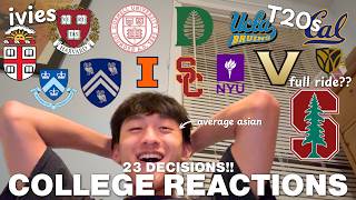 *insane results* COLLEGE DECISION REACTIONS 2026 (ivies, t20s, UCs, + more!)