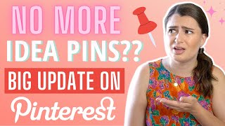 Big Pinterest Updates 📌 Idea Pins Gone, Live TV + more