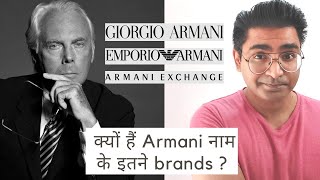 Armani कितने smartly हर market segment को target करता है !! The story of Armani