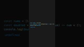 JavaScript ES6: forEach() vs. map()