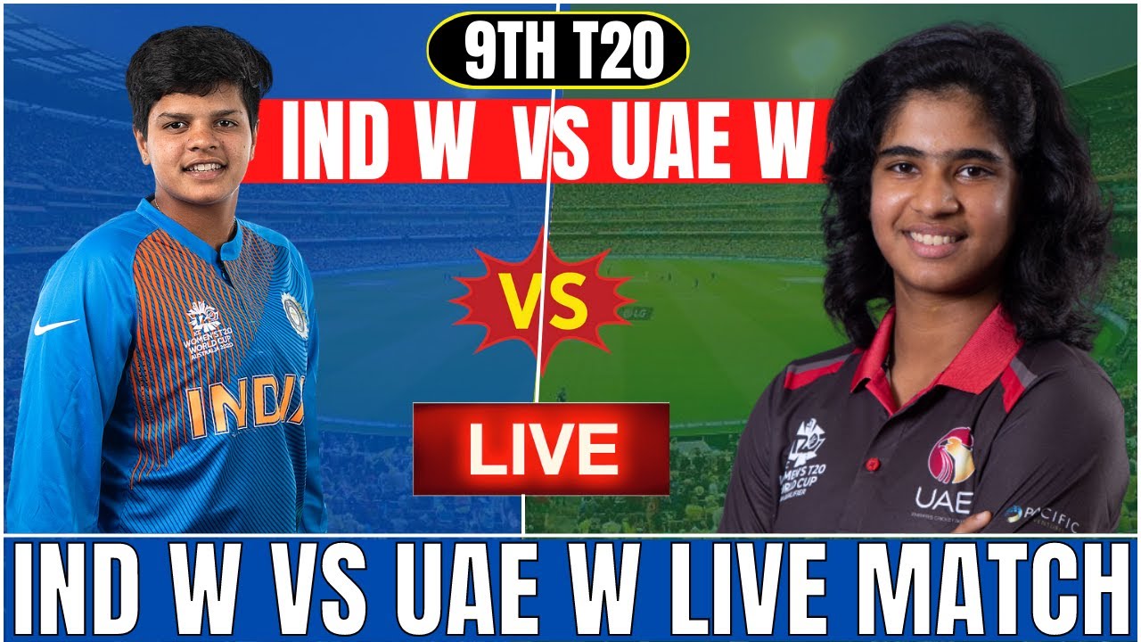 LIVE : India Women Under-19s Vs United Arab Emirates Women Under-19 ...