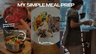 A day in life vlog. My simple meal prep 🍽️