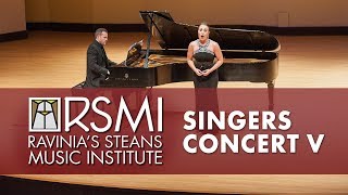 Singers Concert V: Ravinia's Steans Music Institute, 2018