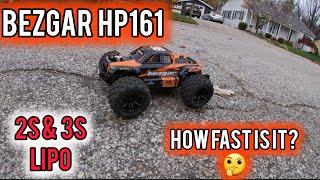 Bezgar HP161 1/16 RC Truck - How Fast is it?🤔