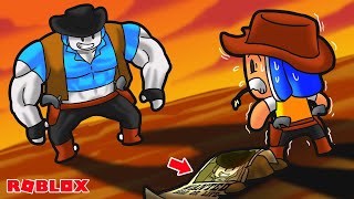 BABY DEL DAN MOCIL JADI SHERIFF COWBOY VS BOS BANDIT BEROTOT DAN RAKSAKSA DI ROBLOX!!!