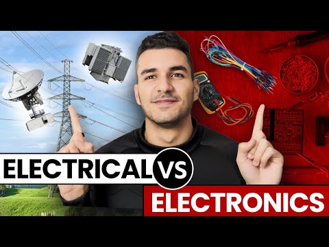 Is electronics and electrical engineering same?