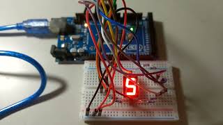 7Segment Arduino 七段顯示器製作倒數功能