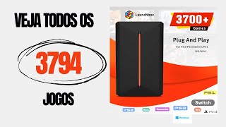 Veja todos os jogos do HD externo de 500GB - Hyper Base Lbox Lite com sistema Launchbox - Aliexpress