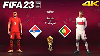 FIFA 23 - Serbia vs. Portugal - FIFA World Cup Qatar Final | PS5™ Gameplay [4K 60FPS] Next Gen