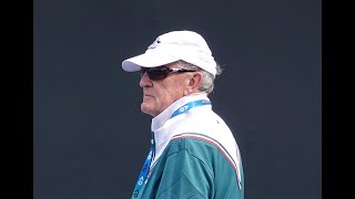 Tony Roche at the Australian Open 2020