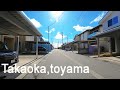 [4K] stroll and admire the streets and modern houses takaoka toyama japan