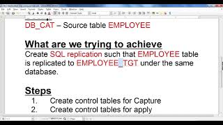 Sample ASNCLP script for setting up SQL Replication | ASNCLP Scripting for Replication