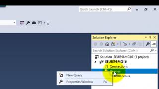 05-01 Creating a Project in SQL Server Management Studio