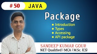Packages in Java | Java API package | Programming in JAVA #packagesinjava