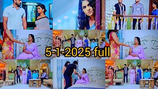 5-1-2025 full ముక్కలవుతున్న నందన్ కుటుంబం ఇక  ఆ దేవుడే కాపాడాలి ట్విస్ట్ అదిరింది 👌