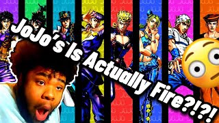 ANIME HATER Reacts to 1 second from every episode of JoJo'sBizarre Adventure