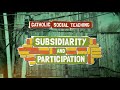 Catholic Social Teaching - Subsidiarity