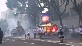 8月15日の宵、長崎、県庁坂～大波止